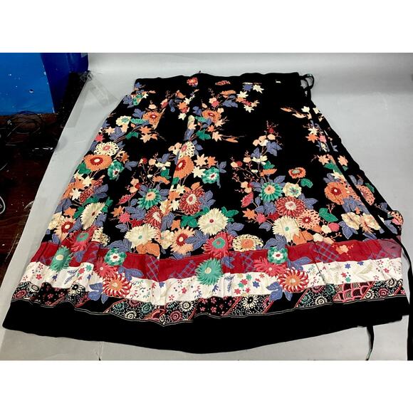 Women’s Ruffled Floral Tie Back Skirt - Size 14 - 31”L - Picture 1 of 8